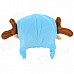 Cute Deer Style Plush Cosplay Hat - Pink + Blue