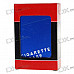 Aluminum Alloy Cigarette Case - Blue (Holds 10)