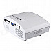 H60 Mini Multimedia LED Projector w/ TV, VGA, AV, HDMI, SD + Remote Control - White