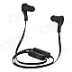 BT-H06 Sports Mini Stereo Bluetooth V3.0 In-Ear Earphones w/ Microphone for Running - Black