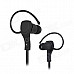 BT-H06 Sports Mini Stereo Bluetooth V3.0 In-Ear Earphones w/ Microphone for Running - Black