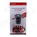 Jtron 01011019 Motorcycle Handlebar 2.1A Dual USB Lighter Charger - Black (DC 12~24V)