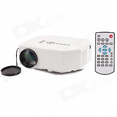 UC30 30W Portable Mini LCD High Definition Projector w/ SD / AV / VGA / HDMI / Micro USB - White