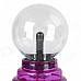 3" Magic Party Christmas Gift Static Plasma Lightning Ball Sphere - Crystal Purple