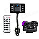 1.44" LCD Screen Bluetooth Handsfree FM Modulator Car MP3 Player w/ SD / TF - Black (12V)