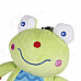 Safe Cute Frog Style Music Drawstring Doll - Green + Blue