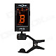 Fzone FT-12 1.38" LCD 12 Chromatic Clip Tuner for Electric Guitar - Black (1 x CR2032)