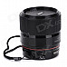 SLANG WS-A88 Multi-function Lens Rechargeable Media Player Speaker w/ USB 2.0 / TF / FM - Black