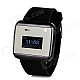 2S 1.1" OLED Waterproof Bluetooth V3.0 Wrist Watch - Black