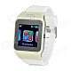 V9 GSM & Bluetooth Wrist Watch Phone w/ 1.5" Screen, Quad-band, FM - White + Beige