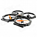 Udi U829X 2.4GHz 4-CH UFO Bubble Quadcopter w/ Gyro / Remote Control Stunt - Black