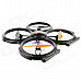 Udi U829X 2.4GHz 4-CH UFO Bubble Quadcopter w/ Gyro / Remote Control Stunt - Black