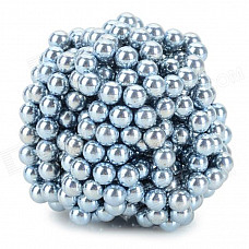 DIY 5mm NdFeB Magnetic Balls Educational Toy - Silver (432 PCS)