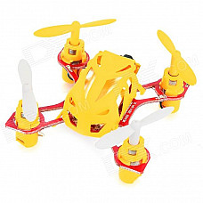 WLtoys V292 Outdoor 2.4GHz Mini 4-CH 6-Axis R/C Aircraft w/ Gyro - Yellow