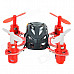 WLtoys V292 Outdoor 2.4GHz Mini 4-CH 6-Axis R/C Aircraft w/ Gyro - Black