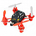 WLtoys V292 Outdoor 2.4GHz Mini 4-CH 6-Axis R/C Aircraft w/ Gyro - Black