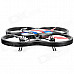 WLtoys V333 2.4GHz 4-CH Radio Control UFO Bubble Quadcopter R/C Helicopter - Red + Blue