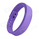Wireless Bluetooth V4.0 Smart TPU Wrist Band w/ Call Remind / Idle Vibration / Alarm Clock - Purple