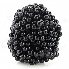 DIY 5mm NdFeB Magnetic Balls Educational Toy - Black (432 PCS)