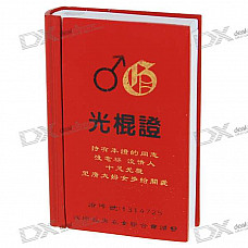 Refillable Book Shaped Lighter (Red)