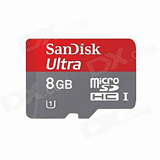 Sandisk SDSDQUA-008G Micro SD / TF Memory Card w/ SD Adapter - 8GB