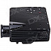 UR53 Mini 1080P LED Portable Projector w/ AV / VGA / USB / HDMI / 8GB SD Card - Black