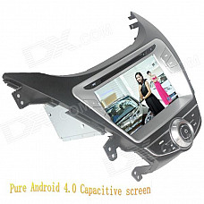 LsqSTAR 8" Android4.0 Capacitive Screen Car DVD Player w/ GPS FM Wifi SWC AUX for Elantra/Avante/I35