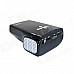 EJIALE E03 Portable Children's Education LCD Projector w/ HDMI, USB, TF, TV, AV - Black