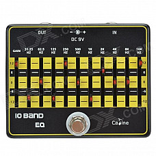 Caline CP-24 10 Band Equalizer Effect Pedal for Electric Guitar - Black