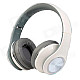 OYK OK-8808 3.5mm Wired Stereo Headband Headphone w/ Microphone - White