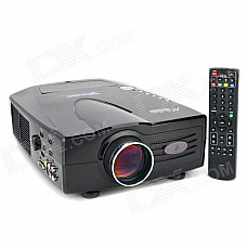 VisionTek XP528LUWV 800 x 480 3-HDMI & 2-USB Ports HD R/C Home Theater LED Projector Set (2 x AAA)