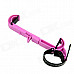 Car Steering Wheel Mounted Holder Bracket for Mobile Phone - Pink (2 PCS)