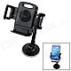 360' Rotatable Car Suction Cup Stand Holder Mount Bracket for GPS / Cell Phone - Black