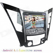 LsqSTAR 8" Android4.1 Capacitive Screen Car DVD Player w/ GPS WiFi SWC Canbus AUX for Hyundai SONATA