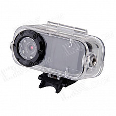 F38 12.0MP Waterproof Sport Camcorder w/ Night Vision - Black