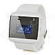 2S 1" OLED Waterproof Bluetooth V3.0 Wrist Watch - White