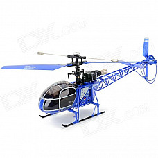 WLtoys V915 4-CH 2.4GHz Radio Control Outdoor R/C Helicopter Toy - Blue (4 x AA)