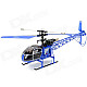 WLtoys V915 4-CH 2.4GHz Radio Control Outdoor R/C Helicopter Toy - Blue (4 x AA)