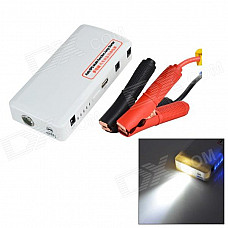 Multifunction Emergency 12000mAh Jump Starter Kit Pack - White