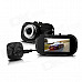 IDOMAX 2 .7" Full HD 1080P CMOS 170° Wide Angle Car DVR w/ G-Sensor, IR Night Vision - Black