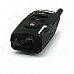 TWP-1200 Bluetooth Interphone Handset for Motorcycle / Skiing Helmet - Black (1200m / 2PCS)