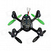 Hubsan H107C 2.4G 4-CH R/C Quadcopter w/ 2.0MP HD Camera - Black + Green