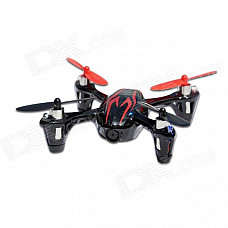 Hubsan H107C 2.4G 4-CH R/C Quadcopter w/ 2.0MP HD Camera - Black + Red