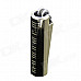 Retro Classic Butane Inflatable Metal Lighter - Black