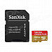 SanDiskSDSDQX-064G Mobile microSDHC UHS-I Flash Memory Cards 64GB peed Up To 80MB/s With Adapter