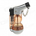 602 Creative Fashion Gourd Shape Wind-proof Gas Lighter with LED Light - Orange