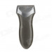 6752 Creative Razor Shape Fashion Wind-proof Refillable Butane Jet Lighter - Gray + Silver 6752 Creative Razor Shape Fashion Wind-proof Refillable Butane Jet Lighter - Gray + Silver