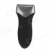 6752 Creative Razor Shape Fashion Wind-proof Refillable Butane Jet Lighter - Black + Silver 6752 Creative Razor Shape Fashion Wind-proof Refillable Butane Jet Lighter - Black + Silver