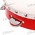 Hard Plastic Leather Tambourine - Random Color