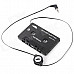 SL-79115 3.5mm Car Audio Cassette Adapter for MP3 / MP3 / Cell Phones - Black